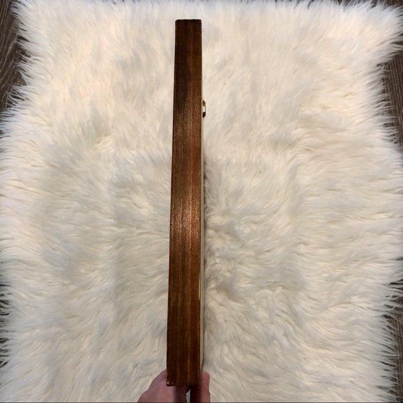 🪴HPx2🪴Bless this Home Wood Framed Linen Wall Plaque - Picture 6 of 7